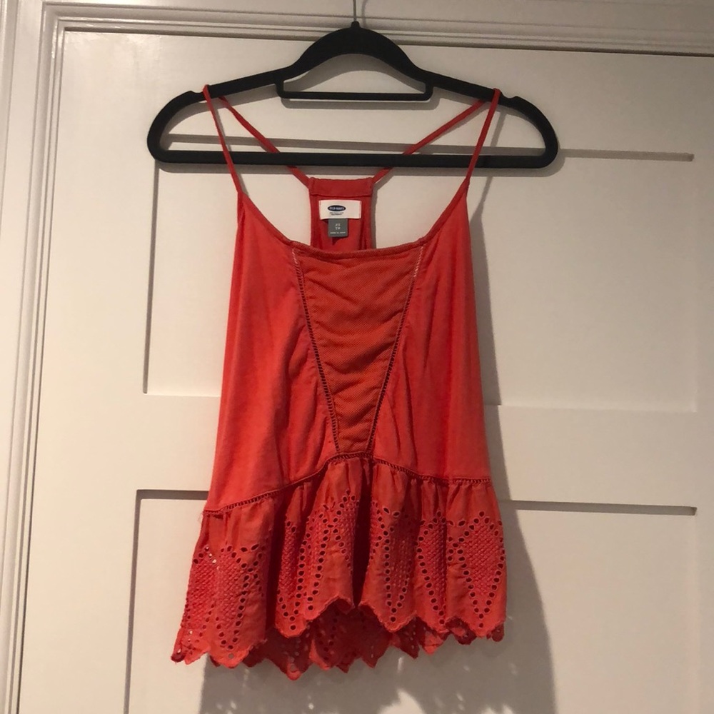 Red summer top